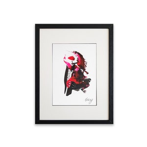 Original Abstract Painting, Modern Wall Art on Paper, Minimalist Art, Wall Art