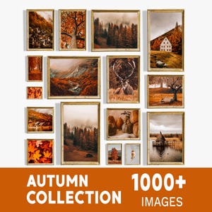 Set of 1000 Fall Prints, Fall Wall Art, Autumn Wall Art Prints, Fall Printables, Fall Prints Download, Autumn Poster, Autumn Landscape Print