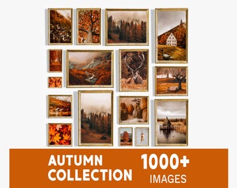 Set of 1000 Fall Prints, Fall Wall Art, Autumn Wall Art Prints, Fall Printables, Fall Prints Download, Autumn Poster, Autumn Landscape Print