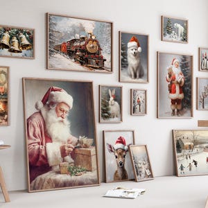 Set of 5000 Vintage Winter Prints, Christmas Prints, Christmas Printables, Holiday Wall Art, Christmas Wall Art, Winter Printables image 8