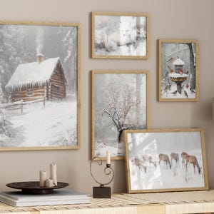 Set of 5000 Vintage Winter Prints, Christmas Prints, Christmas Printables, Holiday Wall Art, Christmas Wall Art, Winter Printables image 7