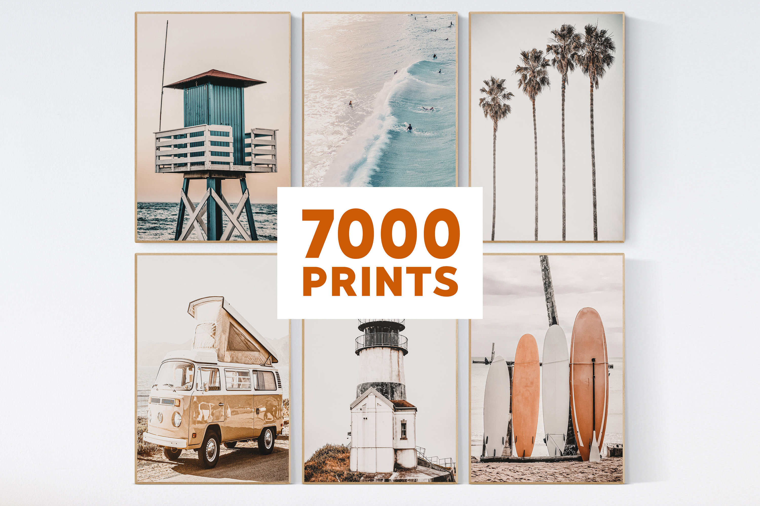 Set of 7000 Neutral Beach Prints, Coastal Prints, Coastal Wall Art, Beach Posters, Surf Art, Beach Wall Art, Coastal Prints Download