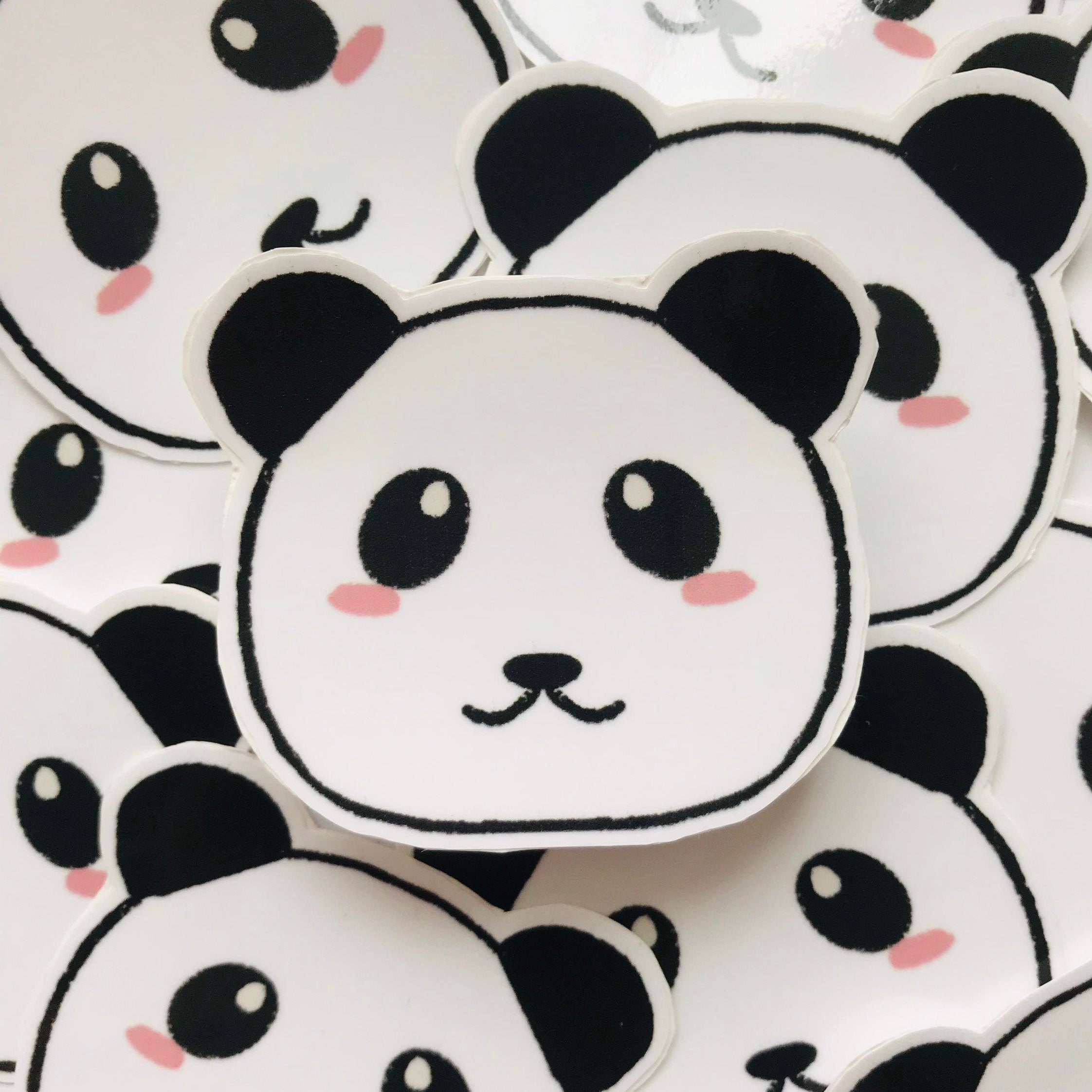 Cute Panda sticker 1pc// Digital art sticker cute Etsy
