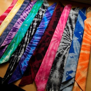 Tie Dye Bandana, Headband, Tie Dye Dog Bandana, Unisex Tie Dye Bandana