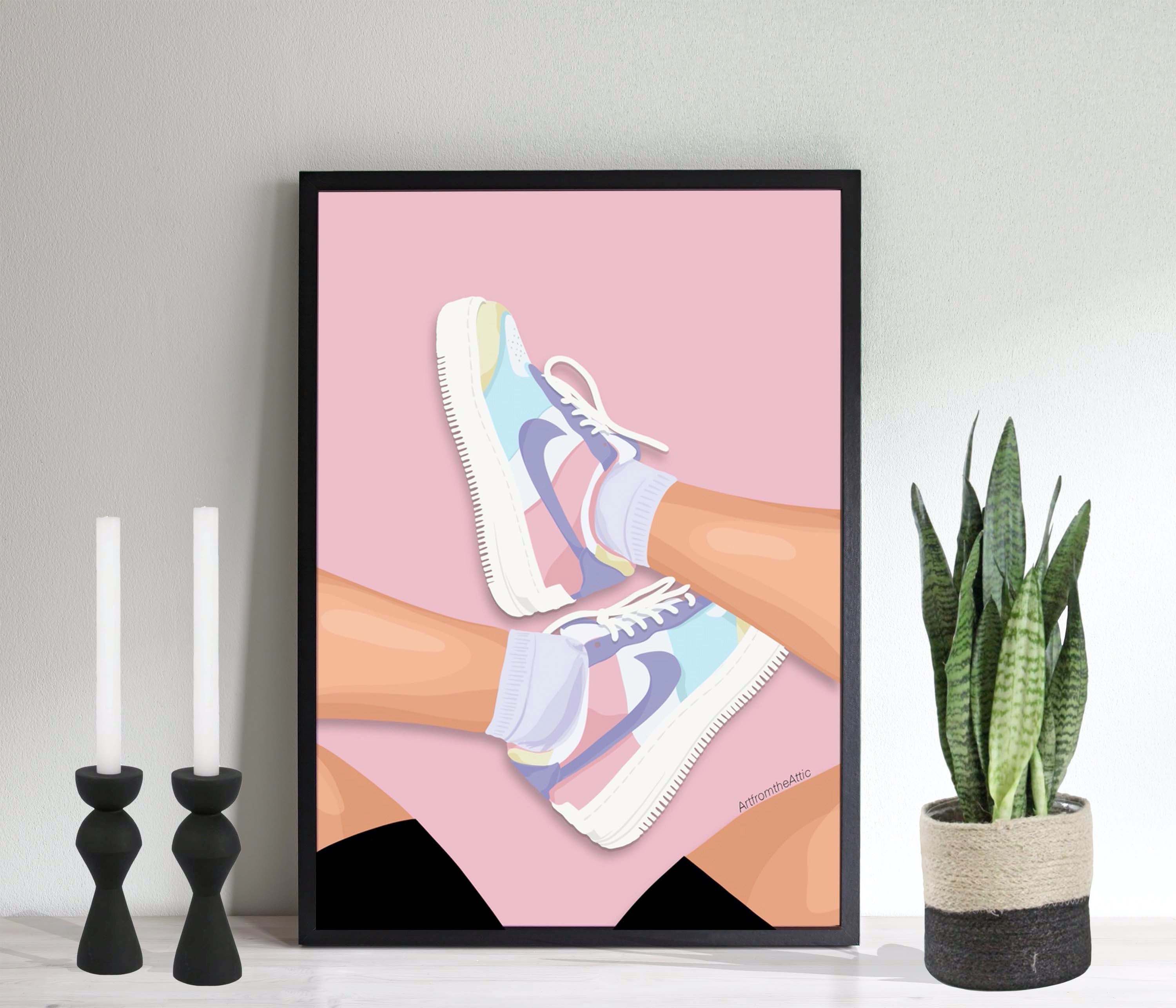 air force 1 canvas painting