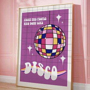Disco Wall Art/ Lyrics/ Kitchen/ Digital Download