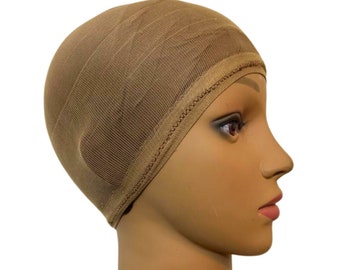 Premium Handmade Silk-Lined Wig Cap - 100% Mulberry Silk, Non-Slip & Stretchable for Healthy Hair