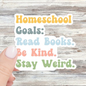 Homeschool Sticker Homeschool Mama Homeschool Stickers Homeschool Mom Gift Teacher Mom Homeschooler Homeschool Gifts Laptop Sticker Teacher