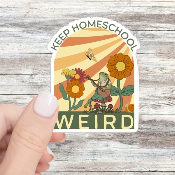 Keep Homeschool Weird Sticker Homeschool Stickers Homeschool Momma Homeschool Mama Homeschool Mom Gift Teacher Mom Homeschooler Education