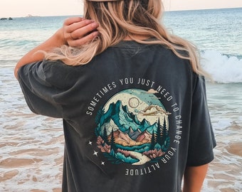 Mountain Shirt Granola Girl Road Trip Shirt Outdoorsy Shirt Park Ranger Granola Girl Gift Hiking Gifts Comfort Colors Shirt Mountain Mama