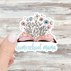 Homeschool Mama Sticker Homeschool Stickers Homeschool Sticker Homeschool Mom Gift Teacher Mom Homeschooler Homeschool Stickers Planner