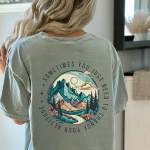 Mountain Shirt Granola Girl Road Trip Shirt Outdoorsy Shirt Park Ranger Hiking Shirt Hiking Gifts Comfort Colors Shirt Mountain Mama