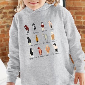 Breeds of Horses, Horse Sweatshirt, Horse Gifts, Horse Shirt, Horse Gift, Horse Lover Gift, Horse Girl, Horse Rider Gift, Equestrian Gifts,
