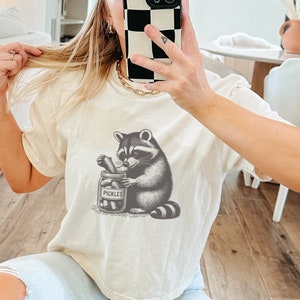 Funny Pickle Raccoon Shirt