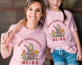 Homeschool Mom Shirt Homeschool Mama Keep Homeschool Weird Homeschool Shirt Homeschool Mom Gift Teacher Mom Shirt Homeschooler Home School