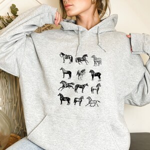 Horse Sweatshirt Hoodie, Western Sweatshirt, Horse Gift, Horse Lover Gift, Horse Shirt, Gift for Horse Lover, womens sweatshirt, horse gifts