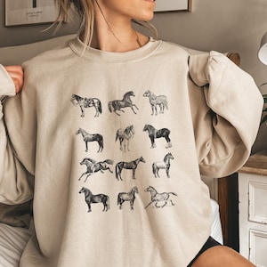 Horse Sweatshirt, Horse Gift, Horse Lover Gift, Horse Shirt, Horse Owner Gift, Gift for Horse Lover, Western sweatshirt, womens sweatshirt