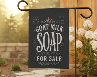 Soap sign Handmade Soap Fresh Soap Soap Shop Handmade Soap Farm Sign Farmstand Business Flag Roadside Stand Farmer's Market