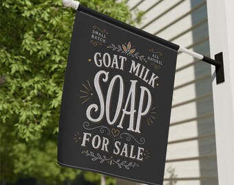 Soap sign Handmade Soap Fresh Soap Soap Shop Handmade Soap Farm Sign Farmstand Business Flag Roadside Stand Farmer's Market