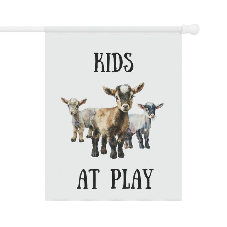 Funny Goat Flag Goat Gifts Goat Sign Farm Sign Goat Signs Homestead Gifts Funny Sign Goat Flag Sign The Goat House Goat Lovers Gift Goats image 6