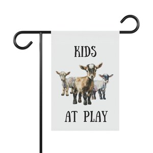 Funny Goat Flag Goat Gifts Goat Sign Farm Sign Goat Signs Homestead Gifts Funny Sign Goat Flag Sign The Goat House Goat Lovers Gift Goats image 3