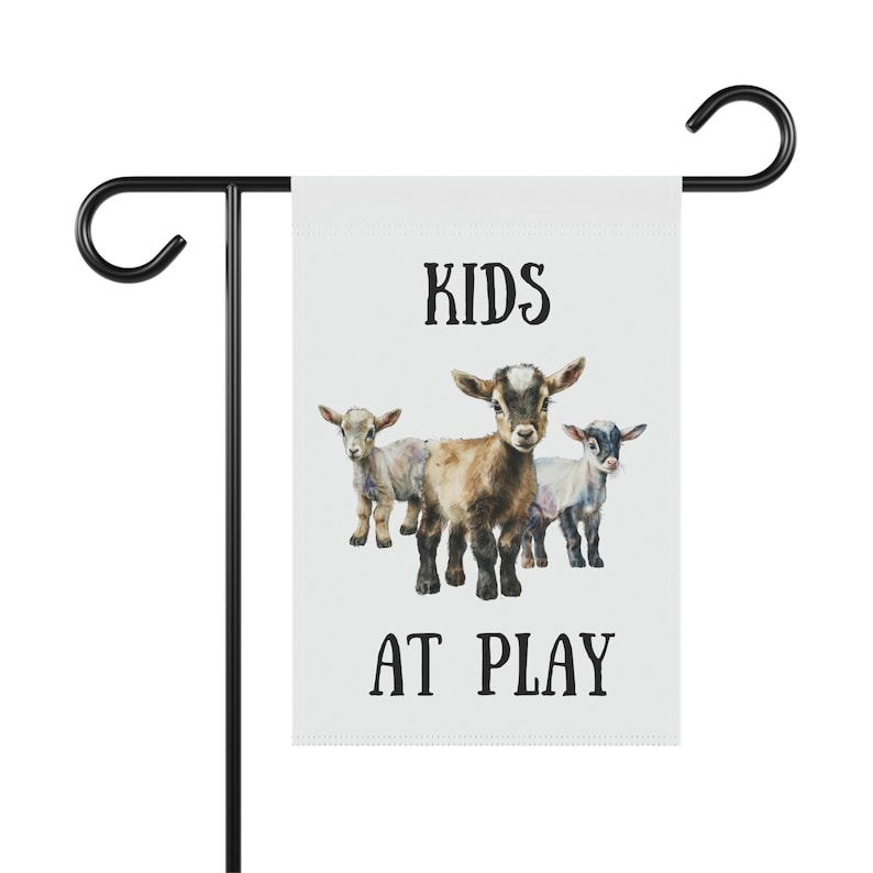 Funny Goat Flag Goat Gifts Goat Sign Farm Sign Goat Signs Homestead Gifts Funny Sign Goat Flag Sign The Goat House Goat Lovers Gift Goats image 3