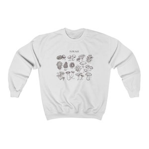 Mushroom sweatshirt, Mushroom Sweater, Mushroom Shirt, fall sweatshirt, crew neck, trendy, cozy, oversized, comfy, cute sweatshirt, image 5