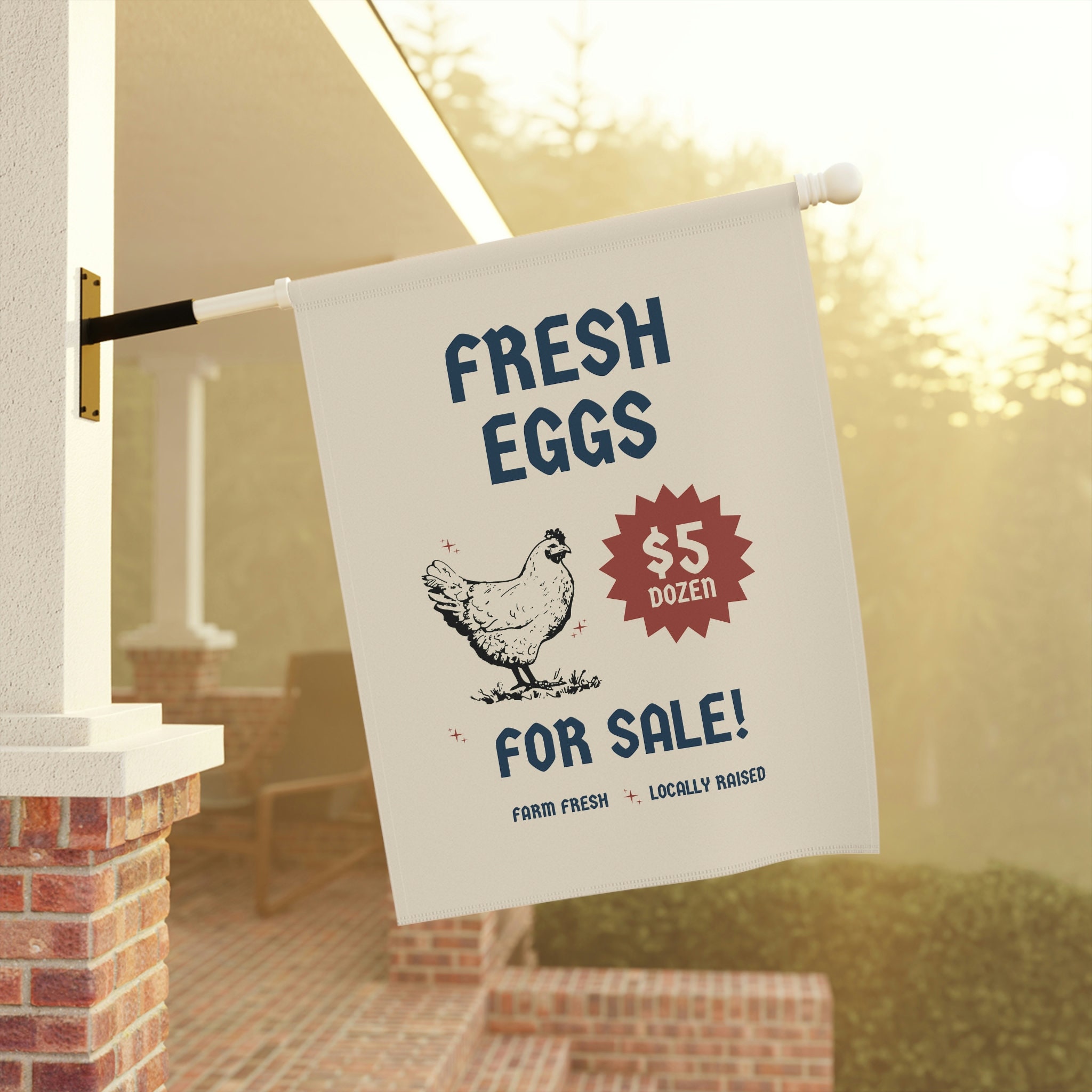 Eggs for Sale Sign Fresh Egg Sign Flag Farm Fresh Eggs Sign