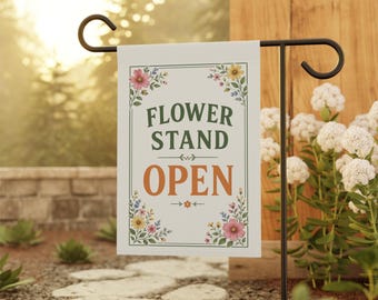 Flower Market Sign Fresh Flowers Flower Market Garden Flag Garden Flags Fresh Flowers Sign Farmers Market Sign Flower Stand