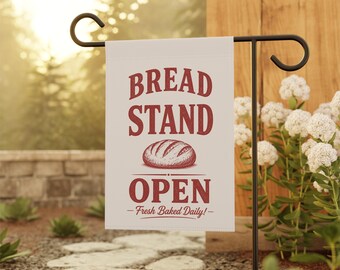 Sourdough Baked Goods Flag Sign Bakery Sign Grocery Sign Farmers Market Sign Homestead Sign Bakery Shop Sweets Small Business Custom Shop