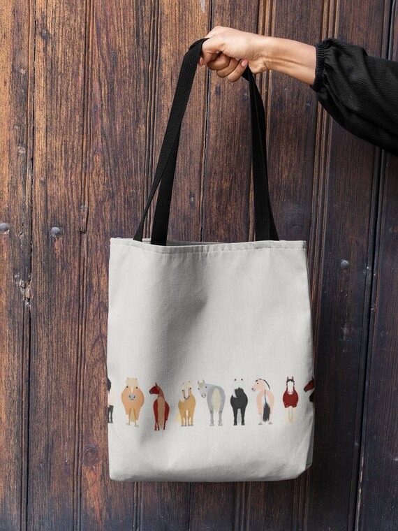 Horse Tote Bag Horse Gifts Horse Tote Bag Horse Gift Horse Tote Animal Tote Bag Farmers Market Bag Library Tote Bag Horse Lovers Gift Horses