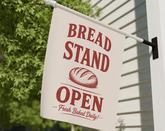 Sourdough Baked Goods Flag Sign Bakery Sign Grocery Sign Farmers Market Sign Homestead Sign Bakery Shop Sweets Small Business Custom Shop