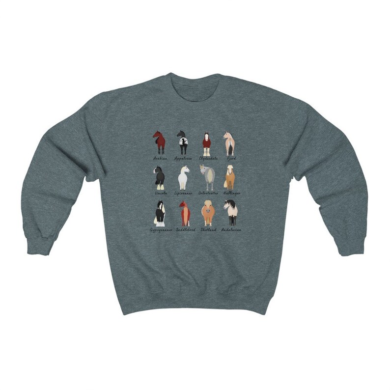 Horse Sweatshirt, Horse Gift, Horse Lover Gift, Horse Shirt, Horse Owner Gift, Gift for Horse Lover, womens sweatshirt, horses, crewneck Bild 4