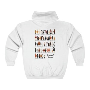 Horse Zip Up Hoodie Horses Full Zip Hoodie Horse Sweatshirt Horse Full Zip Hoodie Women Zip Up Jacket Horse Gifts Horse Gift Horse Lover White