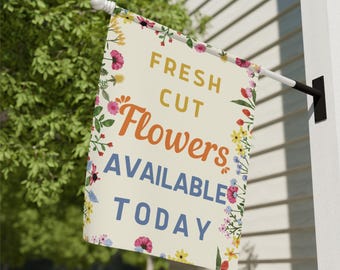 Flower Stand Sign, Fresh Flowers Sign, Flower Farmer, Flower Shop Sign, Fresh Cut Flowers, Flowers Sign, Flower Sign, Roadside Flower Stand