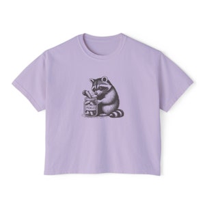 Raccoon Pickle Shirt Crop Top Pickle Tshirt Pickle Jar Shirt Funny Pickle Shirt Meme Shirt Pickle Fest Gifts Gift Weird Festival Weirdcore Orchid