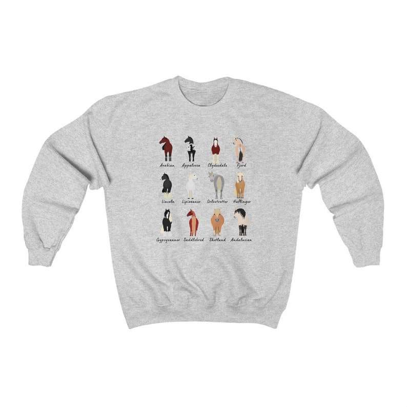 Horse Sweatshirt, Horse Gift, Horse Lover Gift, Horse Shirt, Horse Owner Gift, Gift for Horse Lover, womens sweatshirt, horses, crewneck Bild 5