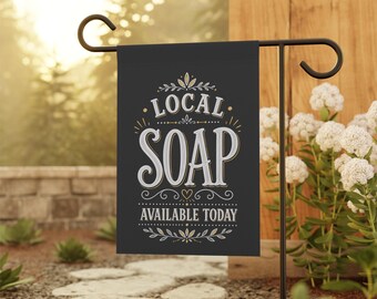 Soap sign Handmade Soap Fresh Soap Soap Shop Handmade Soap Farm Sign Farmstand Business Flag Roadside Stand Farmer's Market