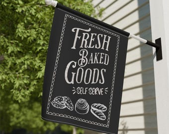 Farmstand Banner Road Side Stand Eggs for Sale Sign Bakery Grocery Flag Farmers Market Homestead Small Business Custom Shop Porch Cottage