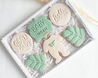 New Baby Cookies / Biscuits / Oh Baby / New Mum / Baby Shower Favours / Letterbox Biscuits / Letterbox Gift / Present