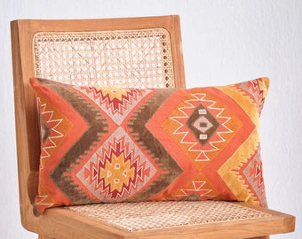 Akira Lumbar handwoven, handmade textured decorative pillow/ scatter cushion. Chevron Contemporary Modern living