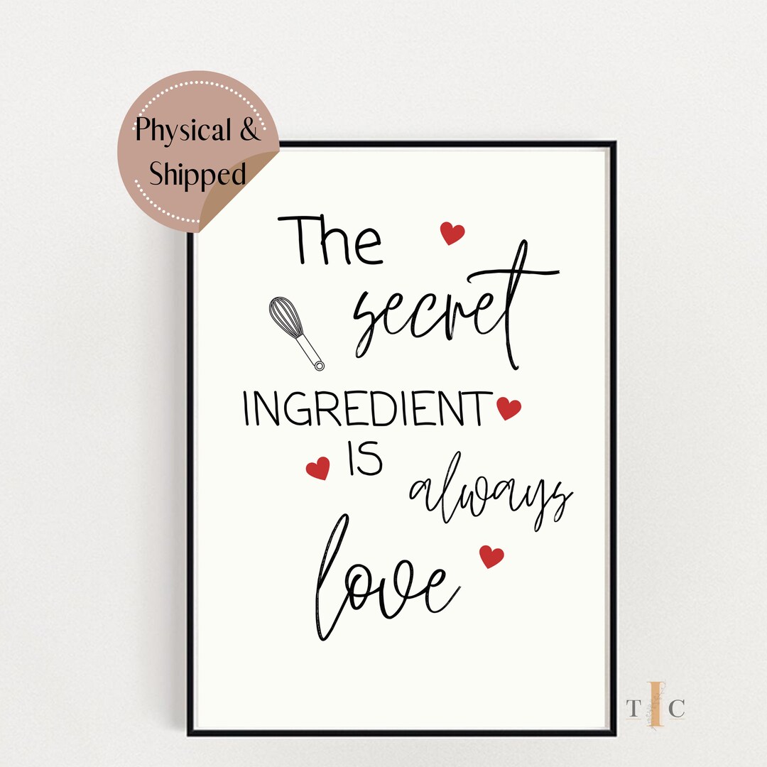Kitchen Print Kitchen Quote Wall Art Kitchen Decor Print - Etsy New Zealand