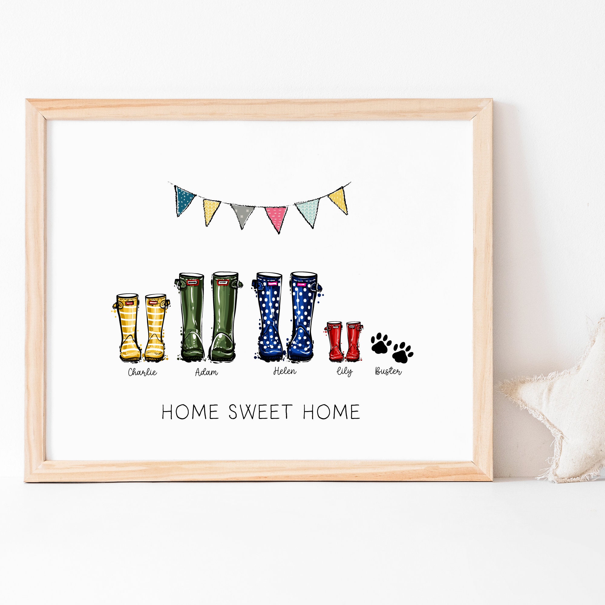 Regalo Di Natale Per I Genitori, Stampa Personalizzata Di Stivali Di - Foto 12