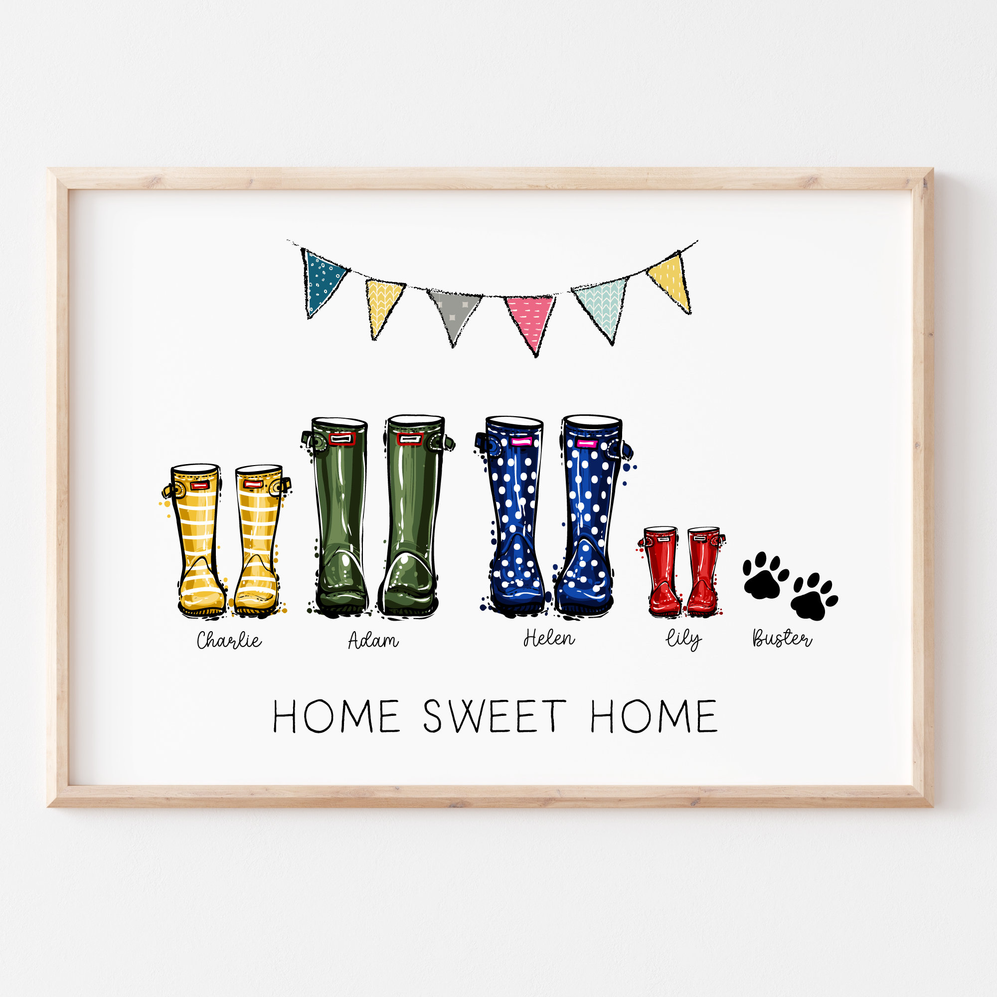 Regalo Di Natale Per I Genitori, Stampa Personalizzata Di Stivali Di - Foto 9