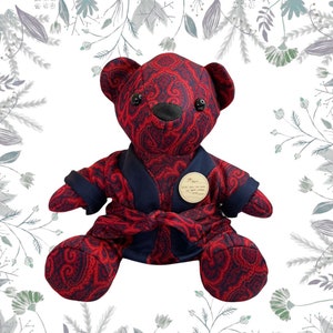 Gepersonaliseerde handgeschreven boodschap voor memory beer, handschrift kerstcadeau, memory bear tag accessoires,