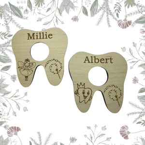 Personalisierter Zahnfeen Münzhalter, Personalisierter Zahnfeen Geldhalter, Münzhalter, Jungen und Mädchen Andenken