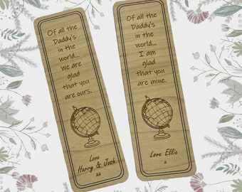 Engraved Bookmark Gift, Personalised Wooden Bookmark, Birthday Christmas Bookmark Gift, Personalised Name Reading Bookmark Gift