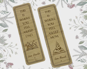 Engraved Bookmark Gift, Personalised Wooden Bookmark, Birthday Christmas Bookmark Gift, Personalised Name Reading Bookmark Gift