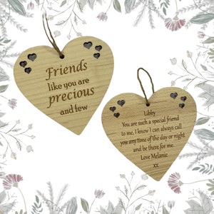Personalised Friend Gift, Friend Gifts, Christmas Gift For Friends, Thank you Friend Gift, Friends Like You Are Precious & Few