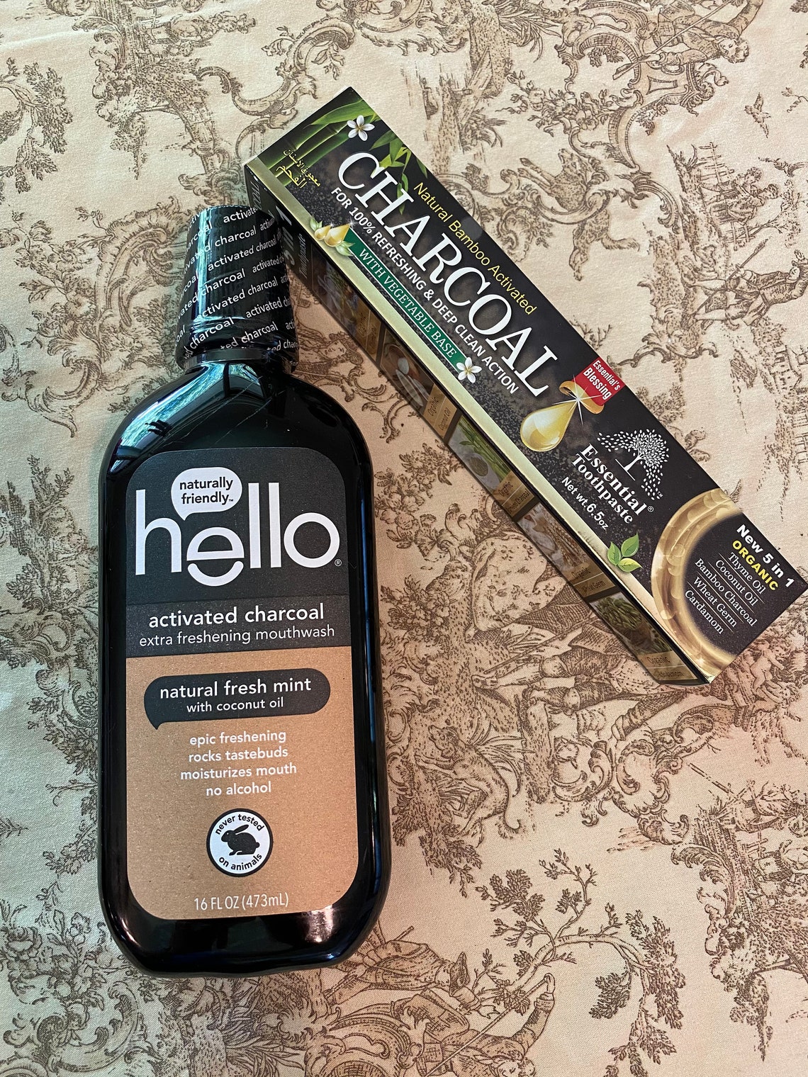 Hello Activated Charcoal Mouthwash Etsy